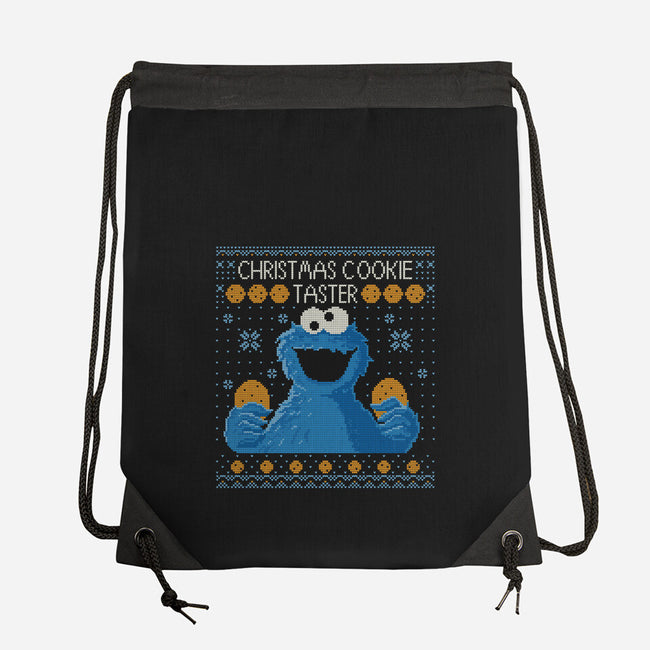 Christmas Cookie Taster-None-Drawstring-Bag-erion_designs