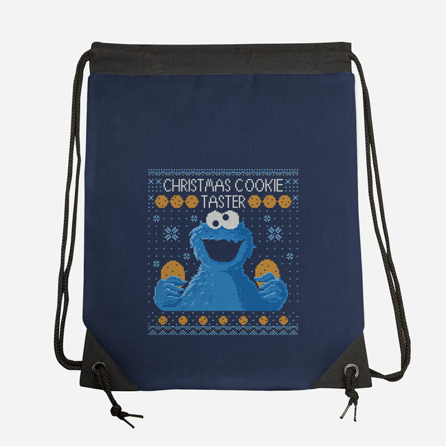 Christmas Cookie Taster-None-Drawstring-Bag-erion_designs