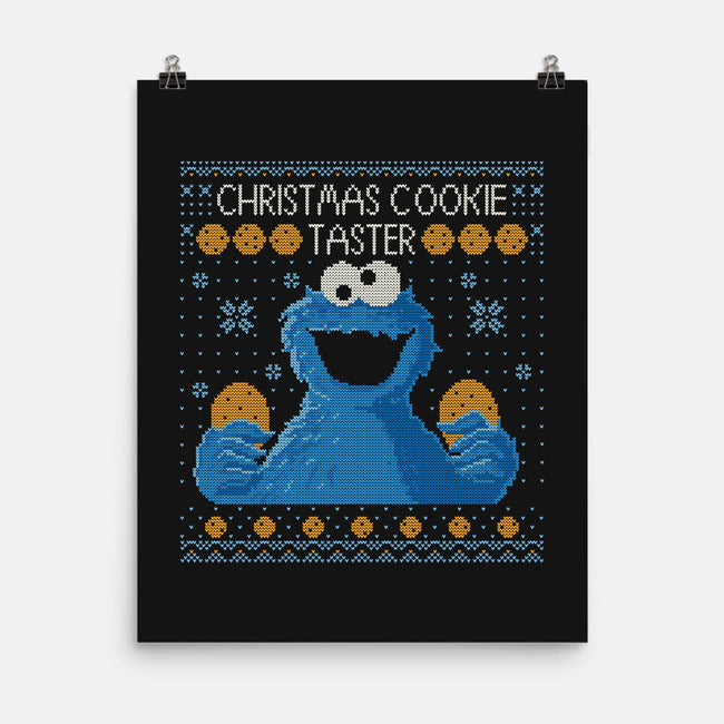 Christmas Cookie Taster-None-Matte-Poster-erion_designs