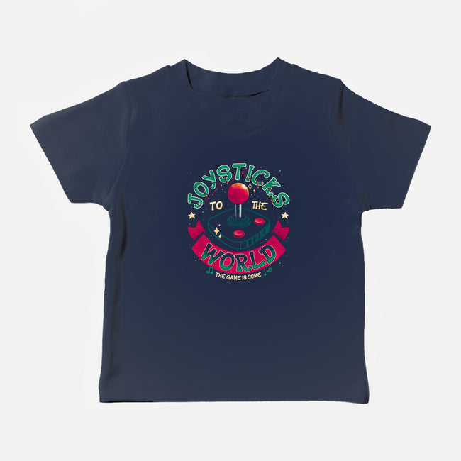 Joysticks To The World-Baby-Basic-Tee-teesgeex