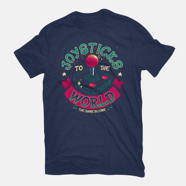 Joysticks To The World-Youth-Basic-Tee-teesgeex