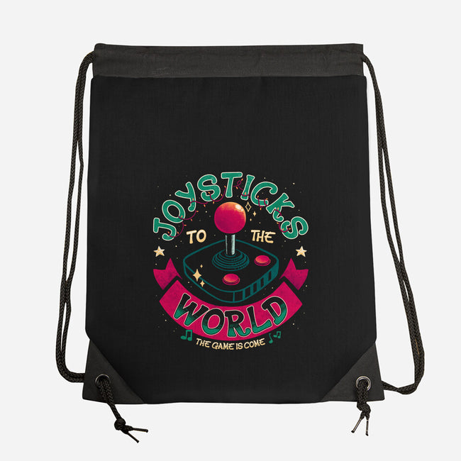 Joysticks To The World-None-Drawstring-Bag-teesgeex