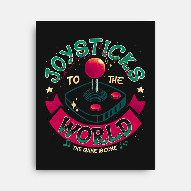 Joysticks To The World-None-Stretched-Canvas-teesgeex