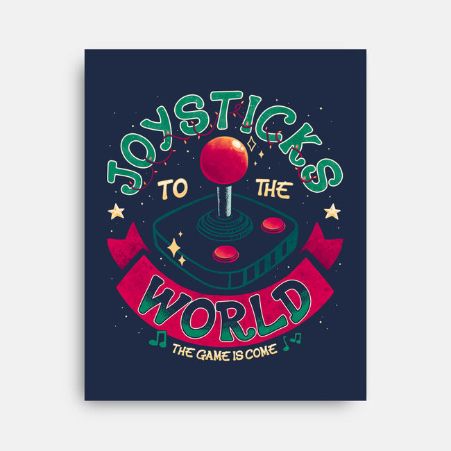 Joysticks To The World-None-Stretched-Canvas-teesgeex