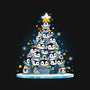 Penguin Christmas Tree-Unisex-Crew Neck-Sweatshirt-Vallina84