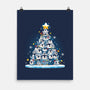 Penguin Christmas Tree-None-Matte-Poster-Vallina84