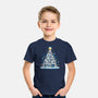 Penguin Christmas Tree-Youth-Basic-Tee-Vallina84