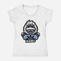 My Pet Bumble-Womens-V-Neck-Tee-jrberger