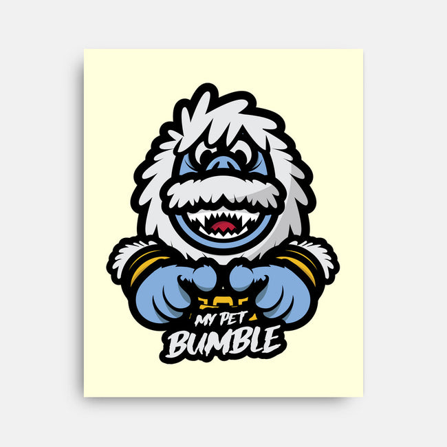 My Pet Bumble-None-Stretched-Canvas-jrberger