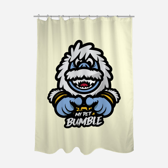 My Pet Bumble-None-Polyester-Shower Curtain-jrberger