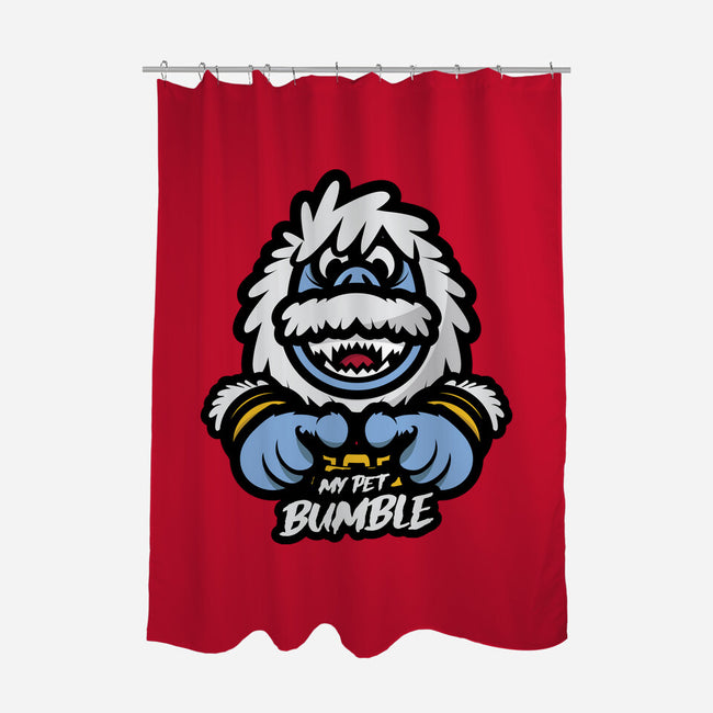 My Pet Bumble-None-Polyester-Shower Curtain-jrberger