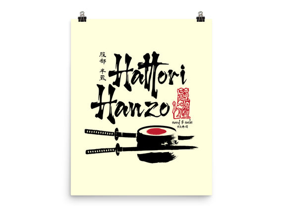 Hattori Hanzo Sword And Sushi