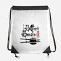 Hattori Hanzo Sword And Sushi-None-Drawstring-Bag-DrMonekers