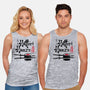 Hattori Hanzo Sword And Sushi-Unisex-Basic-Tank-DrMonekers