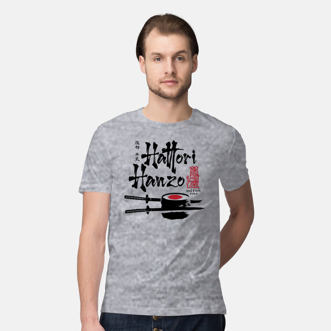 Hattori Hanzo Sword And Sushi-Mens-Premium-Tee-DrMonekers