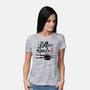 Hattori Hanzo Sword And Sushi-Womens-Basic-Tee-DrMonekers