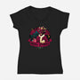 Merry Sithmas To All-Womens-V-Neck-Tee-teesgeex