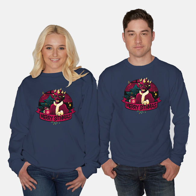 Merry Sithmas To All-Unisex-Crew Neck-Sweatshirt-teesgeex