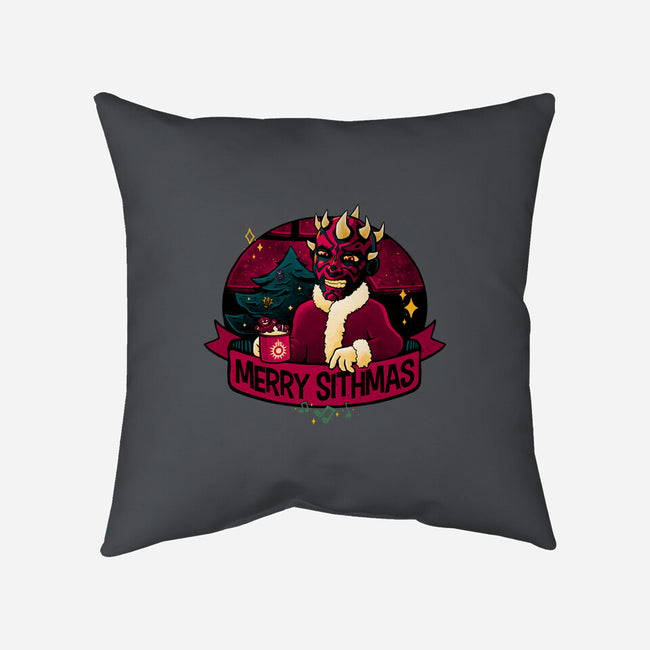 Merry Sithmas To All-None-Removable Cover w Insert-Throw Pillow-teesgeex