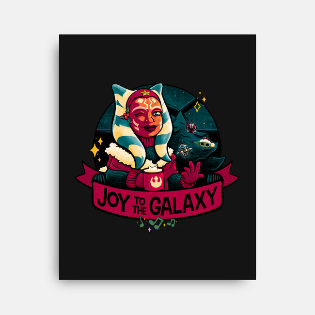 Joy To The Galaxy-None-Stretched-Canvas-teesgeex