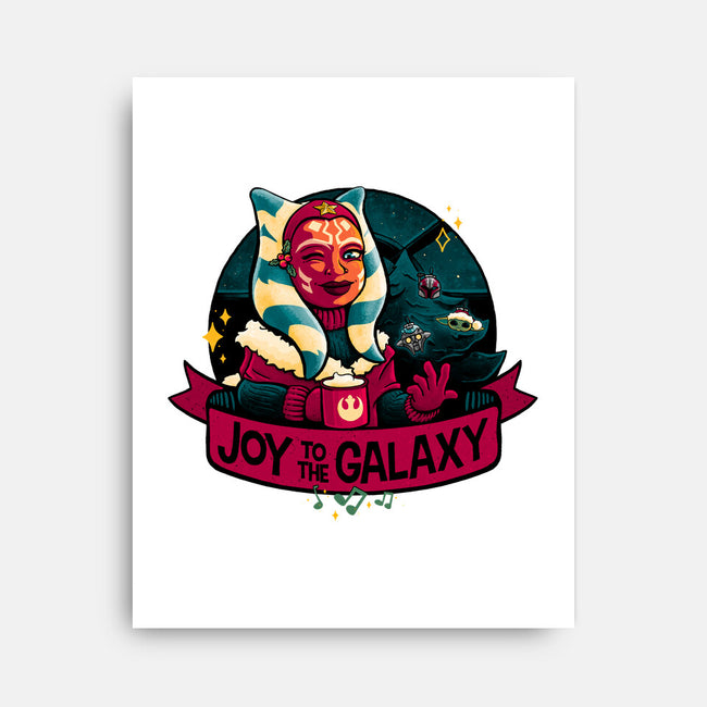 Joy To The Galaxy-None-Stretched-Canvas-teesgeex