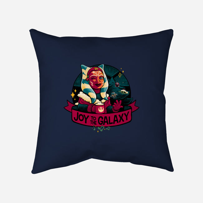 Joy To The Galaxy-None-Removable Cover w Insert-Throw Pillow-teesgeex