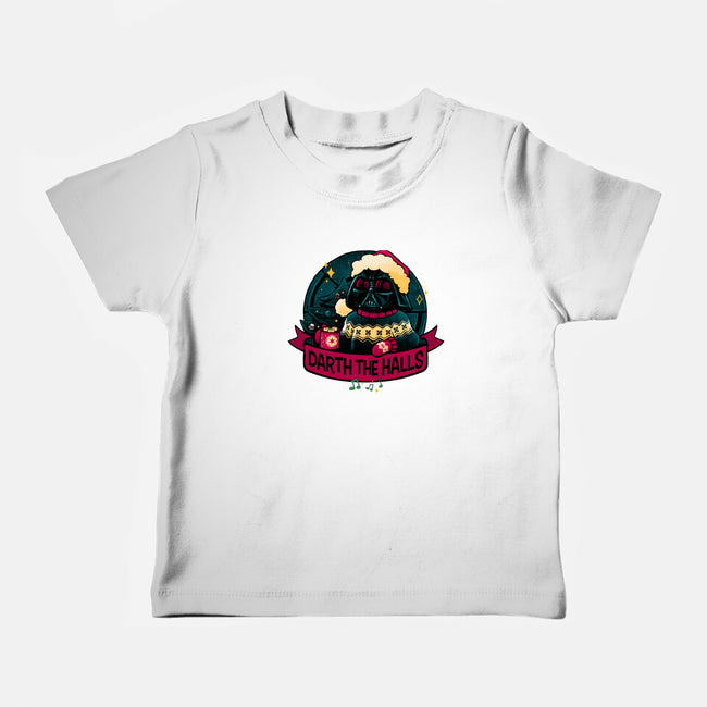 Darth The Halls-Baby-Basic-Tee-teesgeex