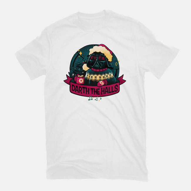 Darth The Halls-Unisex-Basic-Tee-teesgeex