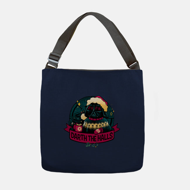 Darth The Halls-None-Adjustable Tote-Bag-teesgeex