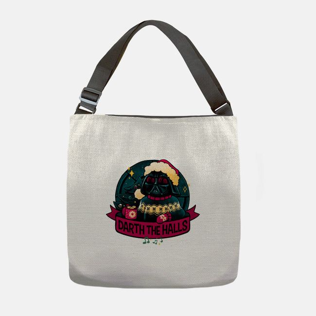 Darth The Halls-None-Adjustable Tote-Bag-teesgeex