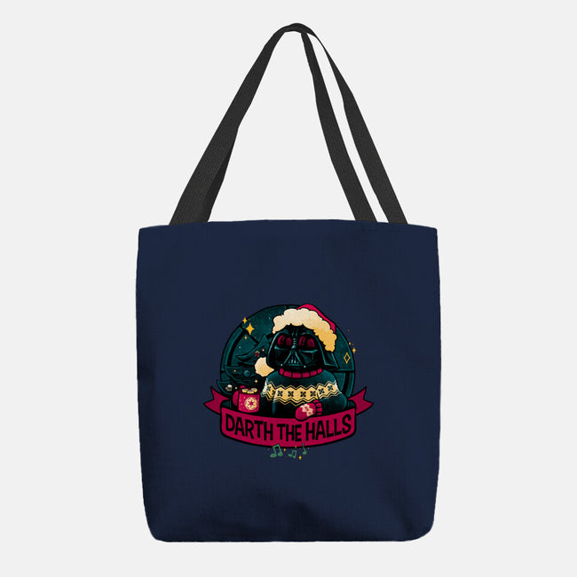 Darth The Halls-None-Basic Tote-Bag-teesgeex