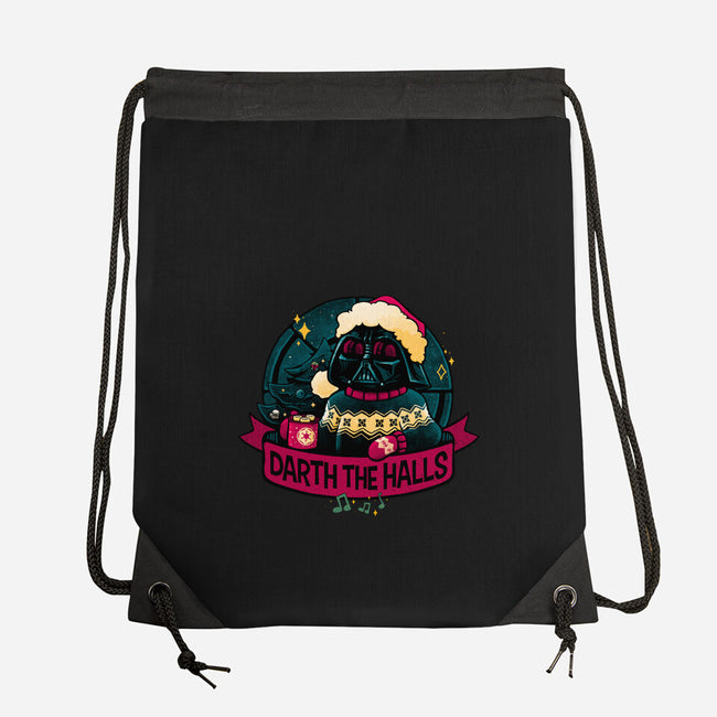 Darth The Halls-None-Drawstring-Bag-teesgeex