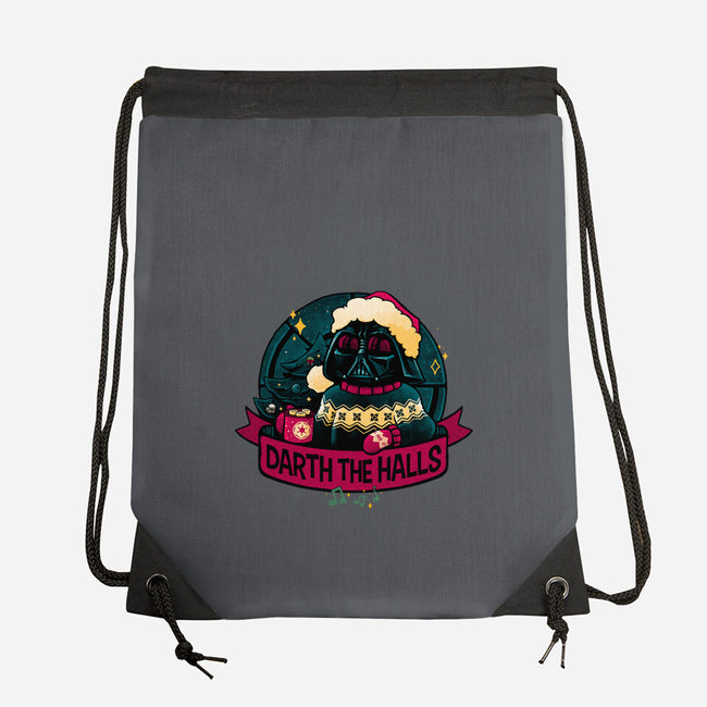 Darth The Halls-None-Drawstring-Bag-teesgeex