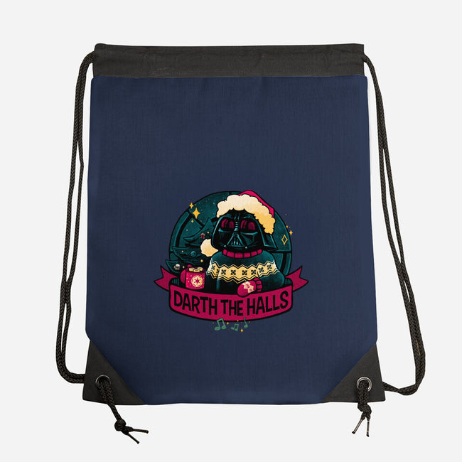 Darth The Halls-None-Drawstring-Bag-teesgeex