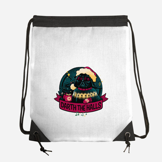 Darth The Halls-None-Drawstring-Bag-teesgeex