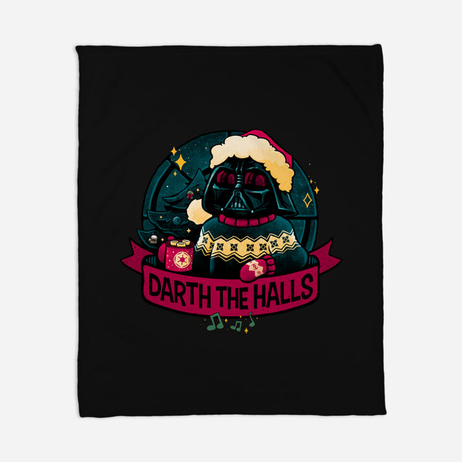 Darth The Halls-None-Fleece-Blanket-teesgeex