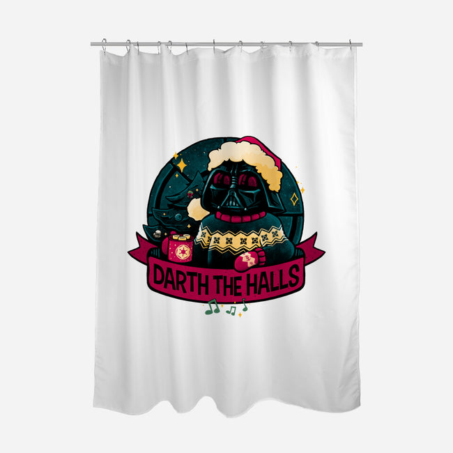 Darth The Halls-None-Polyester-Shower Curtain-teesgeex