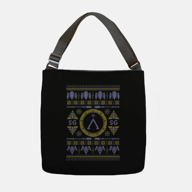 A Gate To Christmas-None-Adjustable Tote-Bag-Arinesart