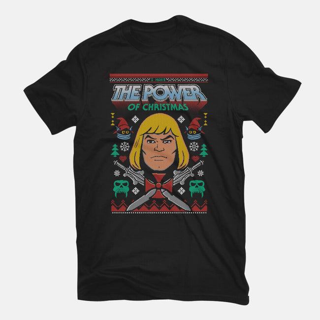 The Power Of Christmas-Womens-Fitted-Tee-Arinesart