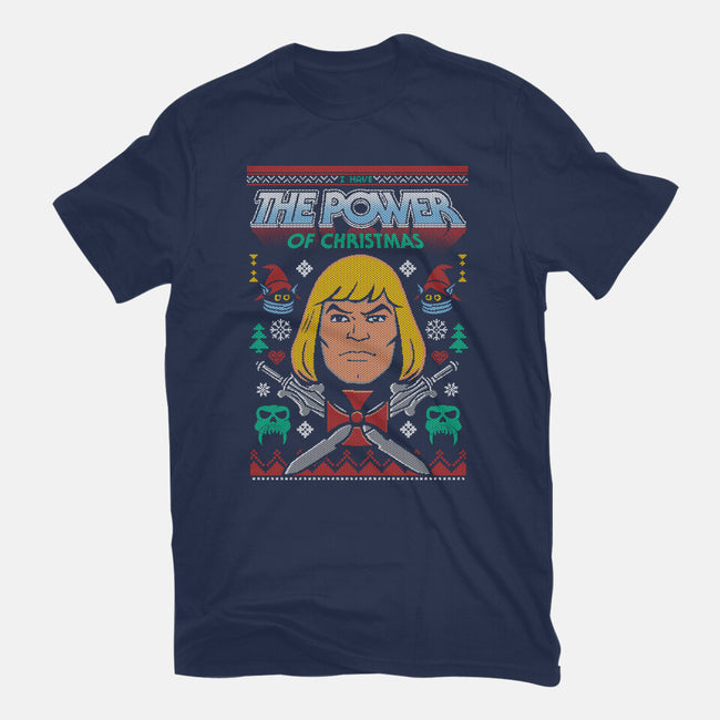 The Power Of Christmas-Womens-Fitted-Tee-Arinesart