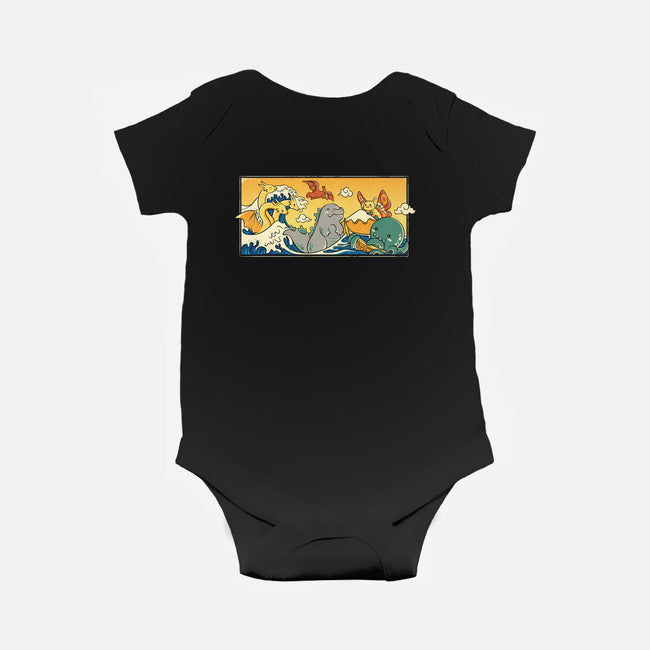 The Great Wave Kawaiiju-Baby-Basic-Onesie-anarist