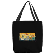 The Great Wave Kawaiiju-None-Basic Tote-Bag-anarist