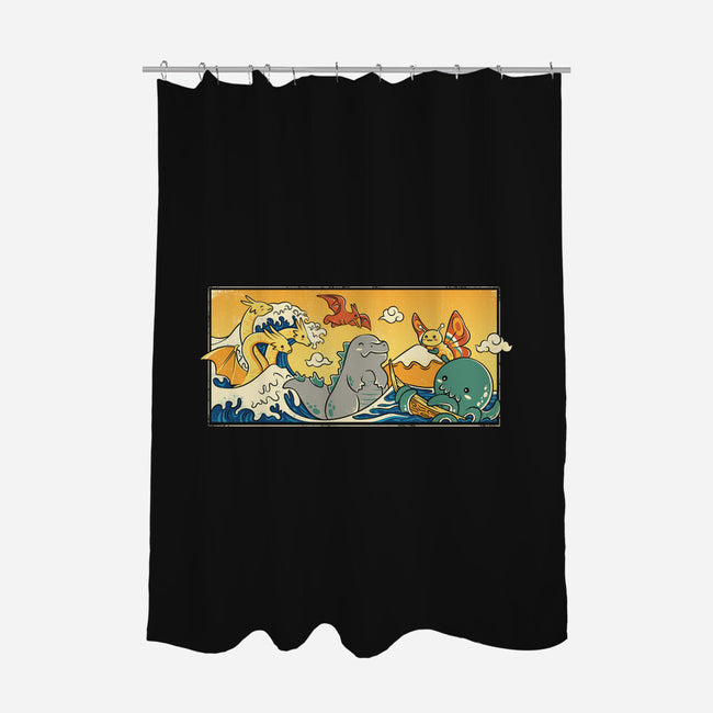 The Great Wave Kawaiiju-None-Polyester-Shower Curtain-anarist