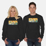 The Great Wave Kawaiiju-Unisex-Crew Neck-Sweatshirt-anarist