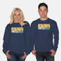 The Great Wave Kawaiiju-Unisex-Crew Neck-Sweatshirt-anarist