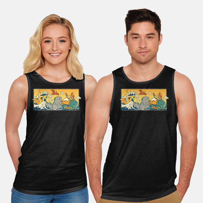 The Great Wave Kawaiiju-Unisex-Basic-Tank-anarist