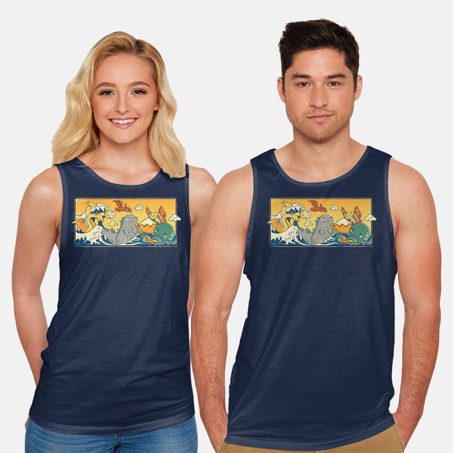 The Great Wave Kawaiiju-Unisex-Basic-Tank-anarist