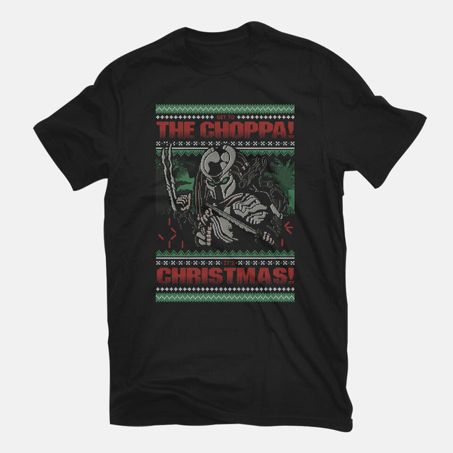 A Choppa Christmas-Mens-Basic-Tee-Arinesart