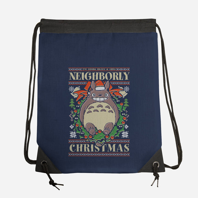 Neighborly Christmas-None-Drawstring-Bag-Arinesart