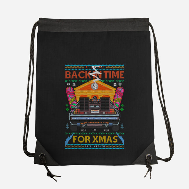 Back In Time For Christmas-None-Drawstring-Bag-Arinesart